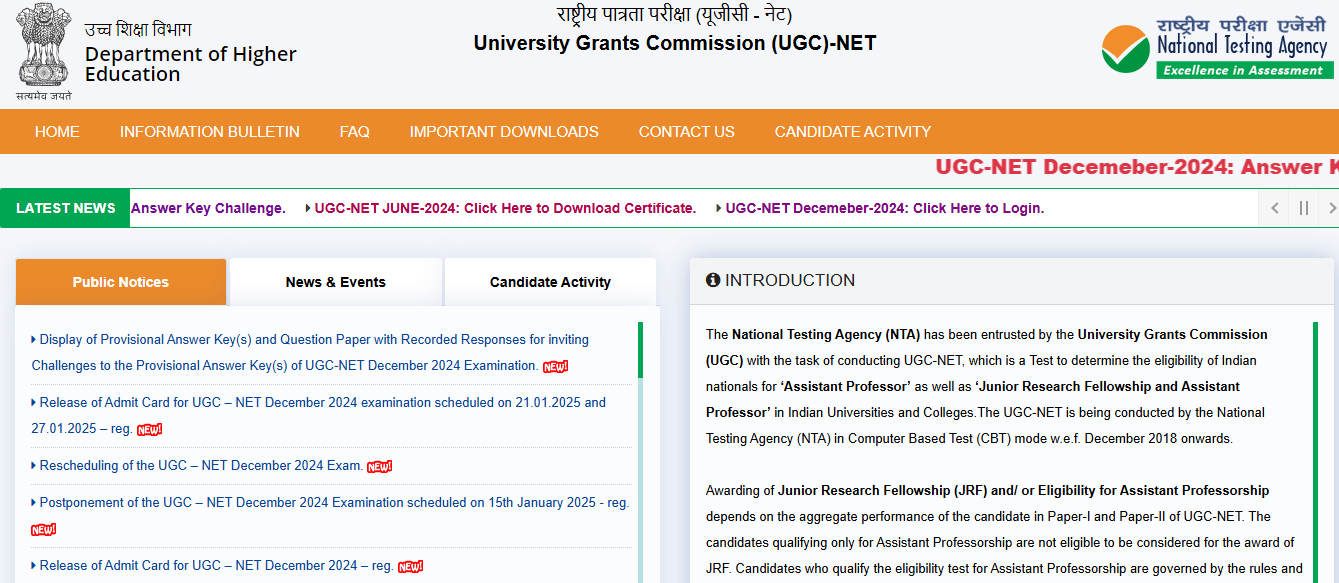 UGC NET Answer Key 2024 - 2025 Released at ugcnet.nta.ac.in: Download Link 31 UGC NET Answer Key 2024-2025